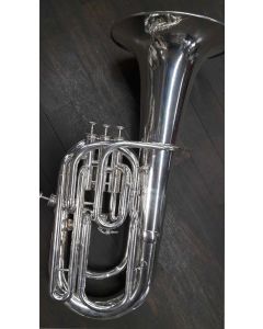 Courtois Paris Euphonium, 3+1 ventilig, versilbert, 