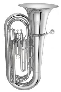 JUPITER BB TUBA 4/4, 3 VENTILE, VERSILBERT JTU730S