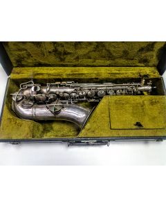 King H.N White Alto-Saxophon , versilbert gebaucht